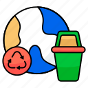 garbage, bin, waste, dustbin, can, recycling