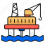 oil, rig, refinery, chemical, plant, offshore, platform 