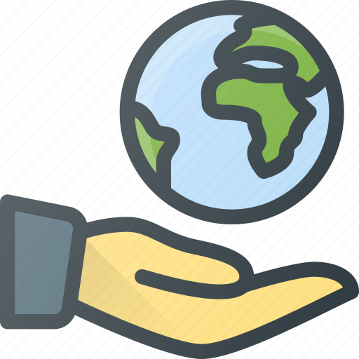 Care, global, globe, hand, hold, planet, protect icon - Download on Iconfinder