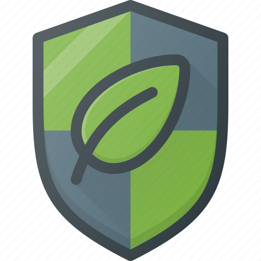 Eco, leaf, nature, protect, shield icon - Download on Iconfinder