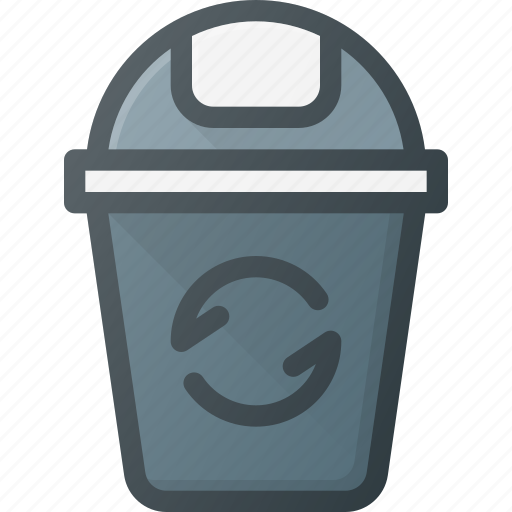 Bin, can, garbidge, recycle, trash, waste icon - Download on Iconfinder