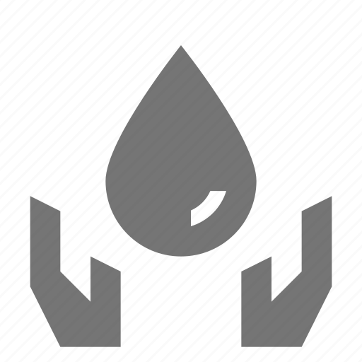 Water, drop, droplet, hands icon - Download on Iconfinder