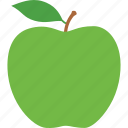 apple, education, fruit, granny, green, leaf, smith 