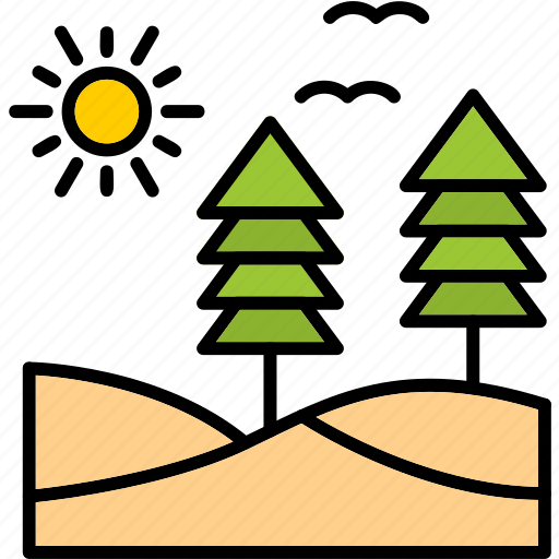 Forest, jungle, nature, river, tree, amazon, rainforest icon - Download on Iconfinder