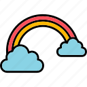 rainbow, forecast, spectr, weather, icon