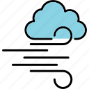 wind, air, forecast, nature, weather, icon