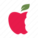 apple, bites, delicious, eat, healthy, nature, red