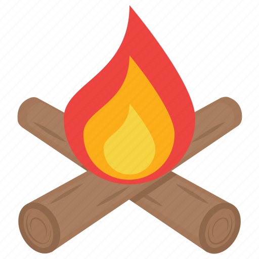 Bonfire, campfire, fire, fire pit, flames icon - Download on Iconfinder