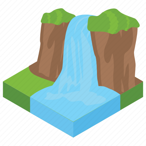 Barrage, coastline, nature, scenery, waterfall icon - Download on Iconfinder