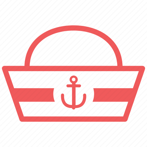 Marine, sailor hat, sailor man, anchor, hat, nautical, sea icon - Download on Iconfinder