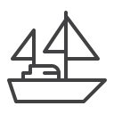 sailboat, yacht, navigation, sailing