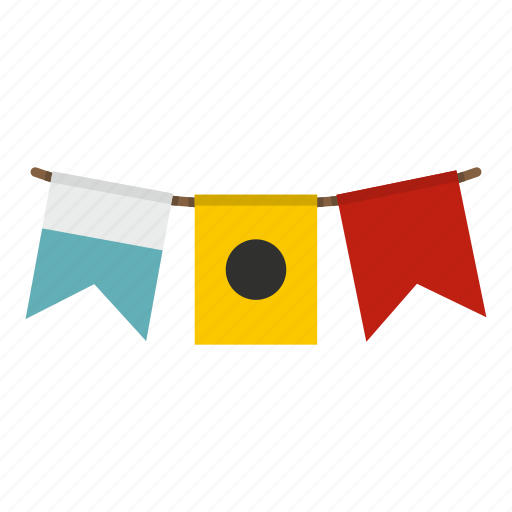 Banner, element, event, flag, garland, party, pennant icon - Download on Iconfinder