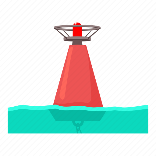 Beacon, buoy, cartoon, marine, ocean, sea, water icon - Download on Iconfinder