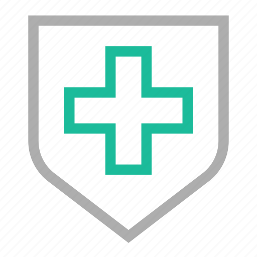 Christian, cross, health, healthcare, hospital, medical, shield icon - Download on Iconfinder