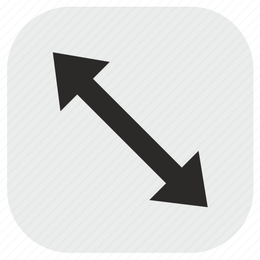 Arrow, diagonal, max, maximum, size icon - Download on Iconfinder