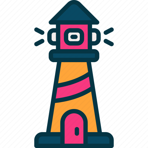 Lighthouse, light, house, nautical, sailing icon - Download on Iconfinder