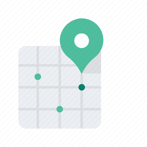 Grid, location, map, navigate, navigation, pin icon - Download on Iconfinder