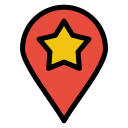 favorite, location, map, pin, place