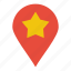 favorite, location, map, pin, place 