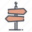 arrows, direction, location, move, navigation, road, sign 