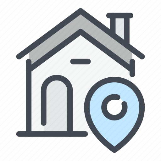 Home, house, location, map, navigation, pin, pointer icon - Download on Iconfinder