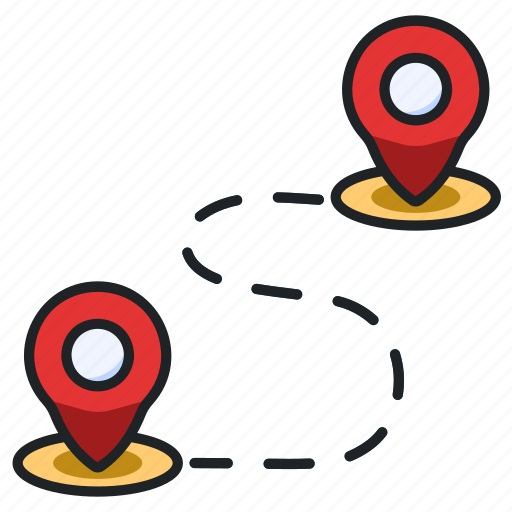 Travel, destination, location, direction, pin icon - Download on Iconfinder