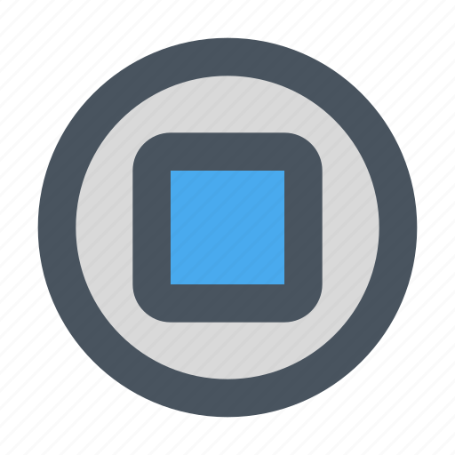 Stop, button, music, media, video icon - Download on Iconfinder