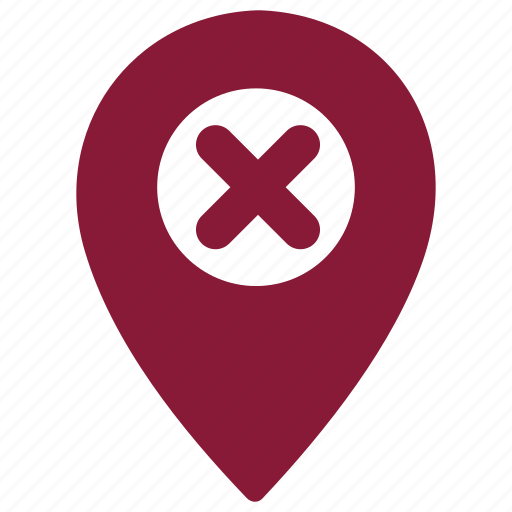 Cross, error, gps, location, navigation icon - Download on Iconfinder