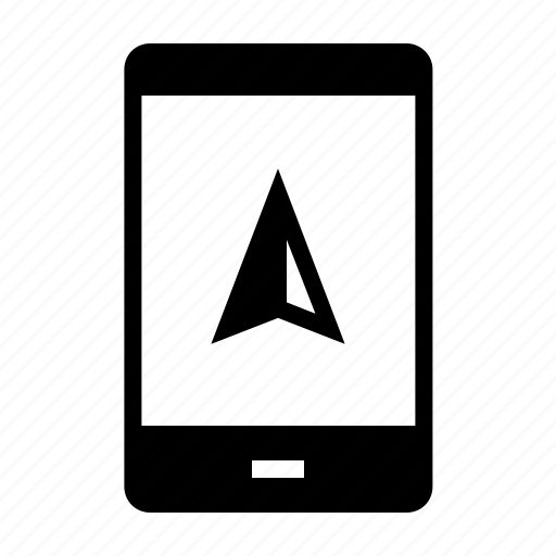 Arrow, gps, mobilephone, navigation, smartphone icon - Download on Iconfinder