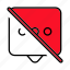 chat, slash, blocked, conversation, off 