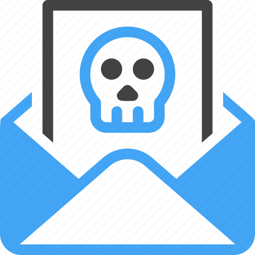 Cyber security, online security, technology, deadly, mail, message, dangerous icon - Download on Iconfinder