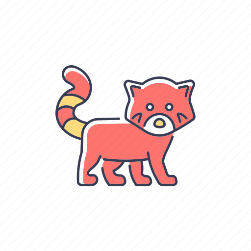 Nepal, red panda, lesser panda, mountain animal icon - Download on Iconfinder