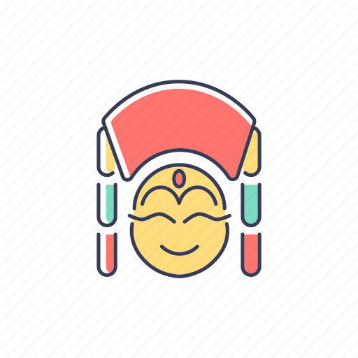 Nepal, kumari, living godness, durga incarnation icon - Download on Iconfinder