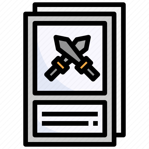 Card, games, nerd, sword, gaming icon - Download on Iconfinder
