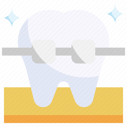 Braces, odontology, dentist, tooth, medical icon - Download on Iconfinder