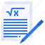 math, formula, education, document, pencil 