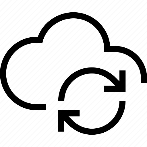 Cloud, database, server, storage, sync, weather, перезагрузка icon - Download on Iconfinder