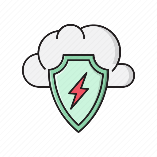 Cloud, database, secure, server, shield icon - Download on Iconfinder