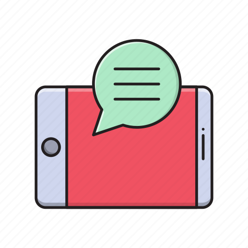 Dialog, message, mobile, phone, text icon - Download on Iconfinder