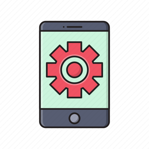 Cell, gear, mobile, phone, setting icon - Download on Iconfinder