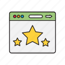 browser, feedback, internet, rating, webpage