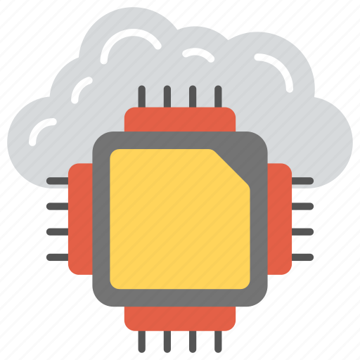 Cloud computing, cloud hosting, cloud storage, information technology, remote server hosting icon - Download on Iconfinder