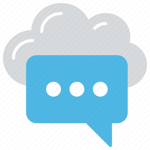 Cloud collaboration, cloud communication, cloud communication platform, cloud computing concept, internet-based voice communication icon - Download on Iconfinder