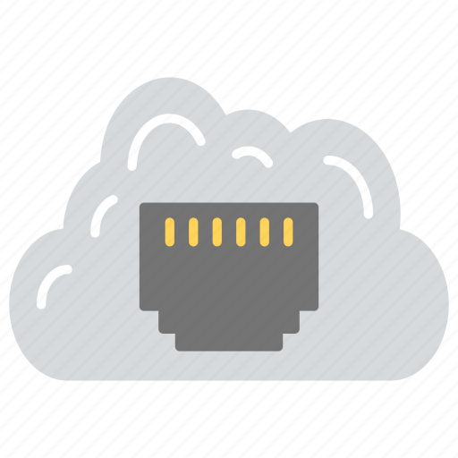 Cloud ethernet, cloud ethernet connection, cloud internet, ethernet cloud network, wireless network icon - Download on Iconfinder