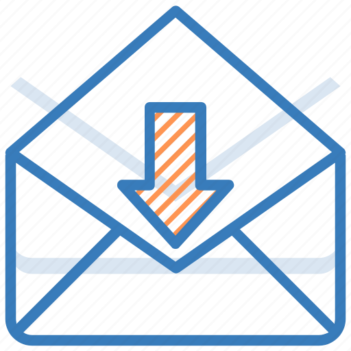 Email, inbox, incoming mail, mailbox, new email icon - Download on Iconfinder