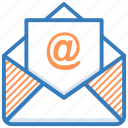 arroba, email, envelope, inbox, letter