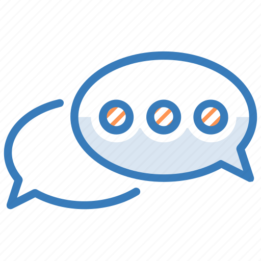 Communication, discussing, speech bubble, talking, user icon - Download on Iconfinder