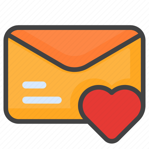 Love, message, heart, chat, mail, email, envelope icon - Download on Iconfinder