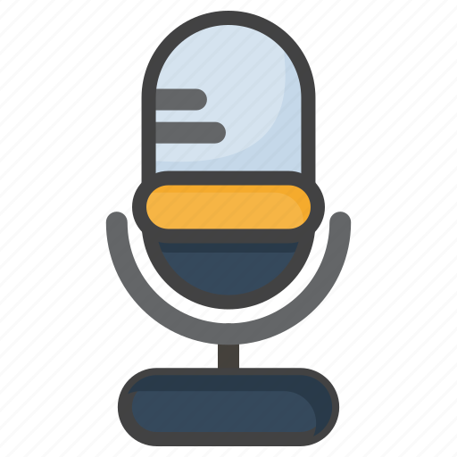 Microphone, mic, sound, podcast, audio, communication, conversation icon - Download on Iconfinder