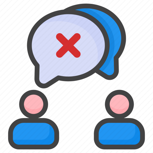 Chat, people, disagree, conversation, communication, interface, interaction icon - Download on Iconfinder